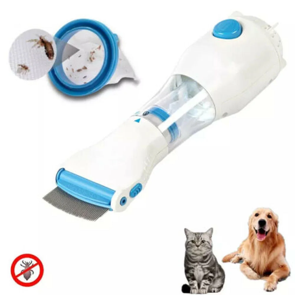 Electric Fleas Removal Comb for Dogs Cats Pet Dog Comb To Repel Lice Puppies Flea Treatment Puppies Pet Supplies Pet Accessories
