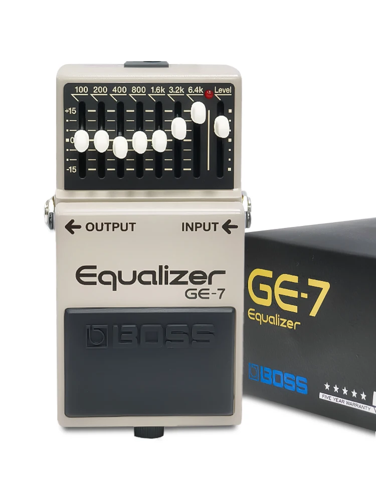 Roland BOSS эквалайзер гитарная педаль GE-7 Семь полос эквалайзера в диапазоне от 100 Гц