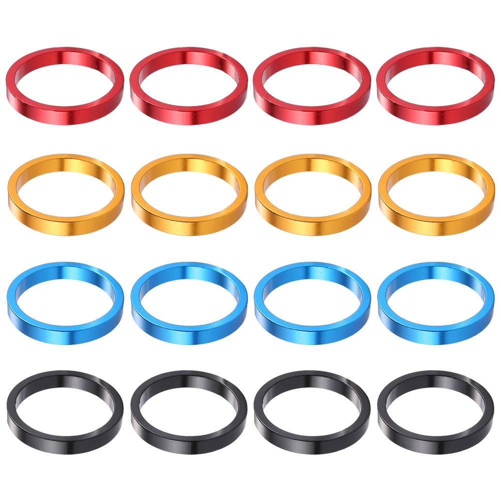 

4 шт. 5 мм велосипедные проставки для гарнитуры из алюминиевого сплава