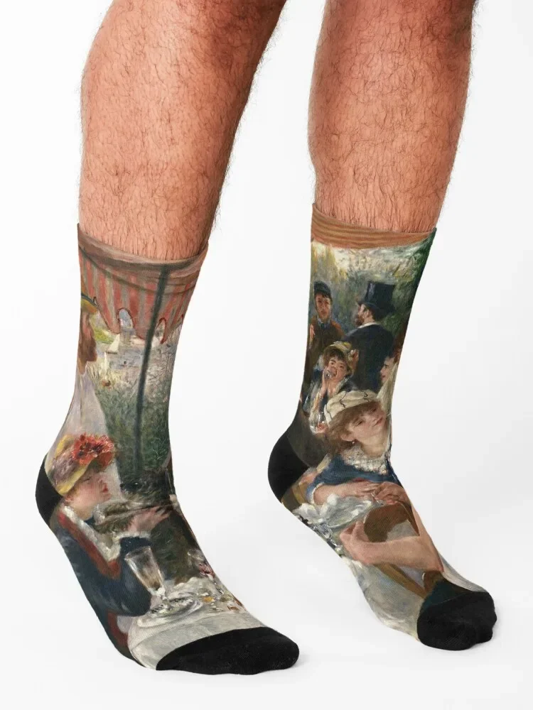 Камень Аугуст Ренуар-ланчхон для лодок Мужские Носки с рисунком Забавный подарок