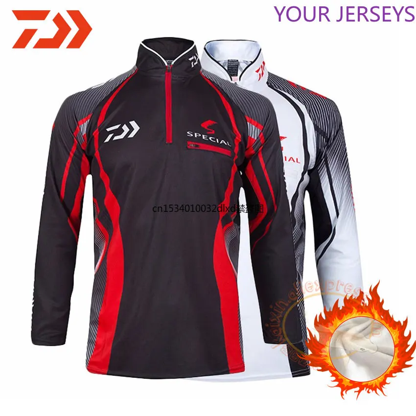 

2024 New Men Winter Autumn Fishing Jackets Fleece Outdoor Clothing Hoodies Printing Clothes Pesca Camiseta