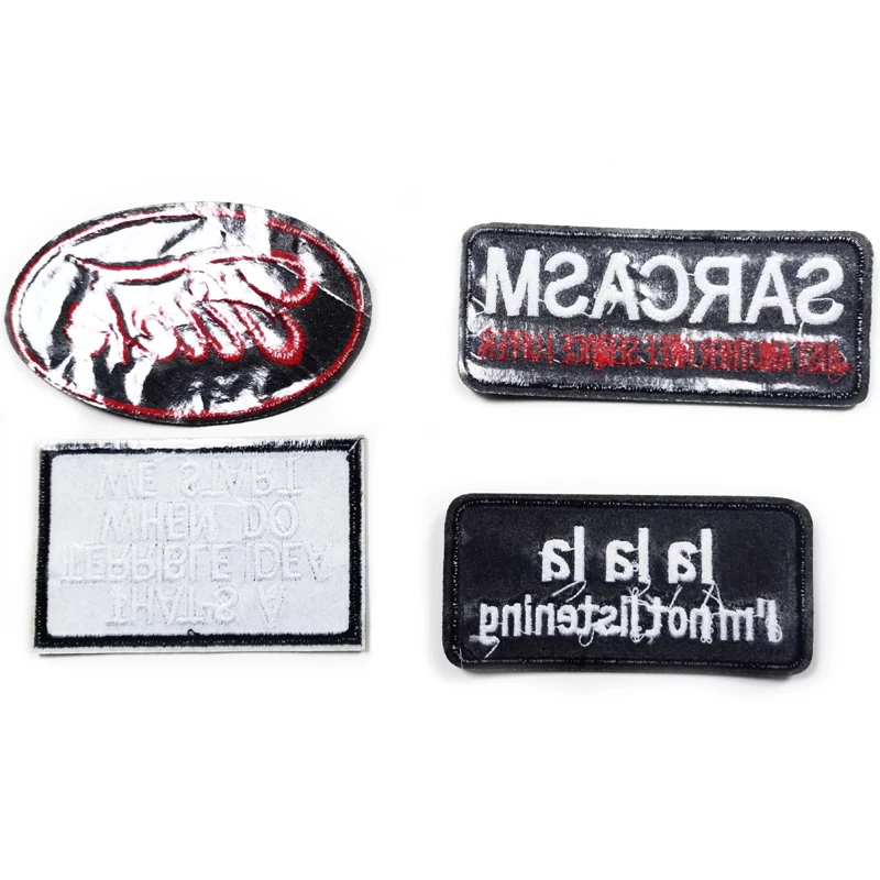 10/20/30/50 шт./партия нашивки с вышивкой