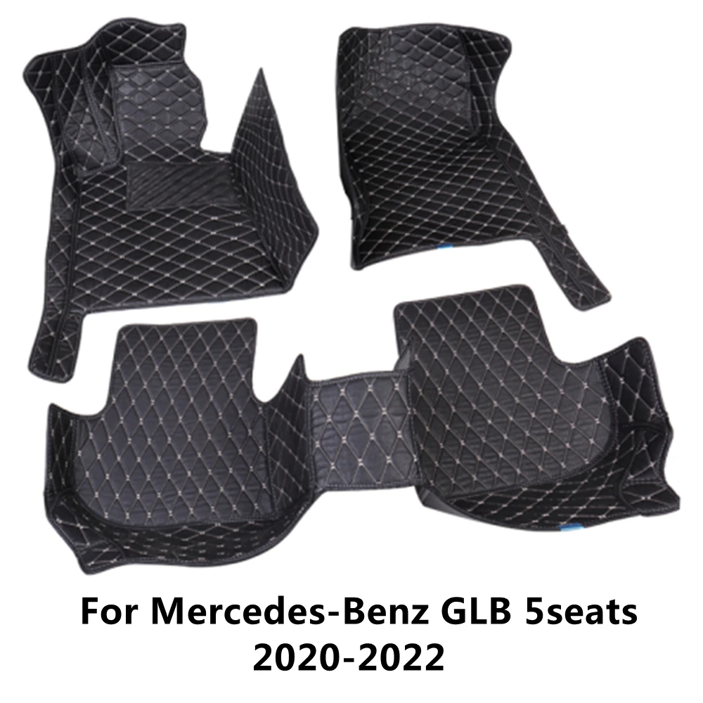

SJ ALL Weather Custom Fit Car Floor Mats Front & Rear FloorLiner Auto Carpet Mat For Mercedes-Benz GLB 5Seats 2020 2021 2022