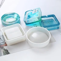 2022 ashtray epoxy resin molds aromatherapy plaster mould form for candles rolling ashtray and tray silicone molds for crafts 3d