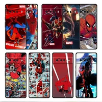 spiderman paper marvel case cover for google pixel 6 6pro 5a 4a 3 4 xl 5 pro 4g 5g 4xl cell thin official shell matte full