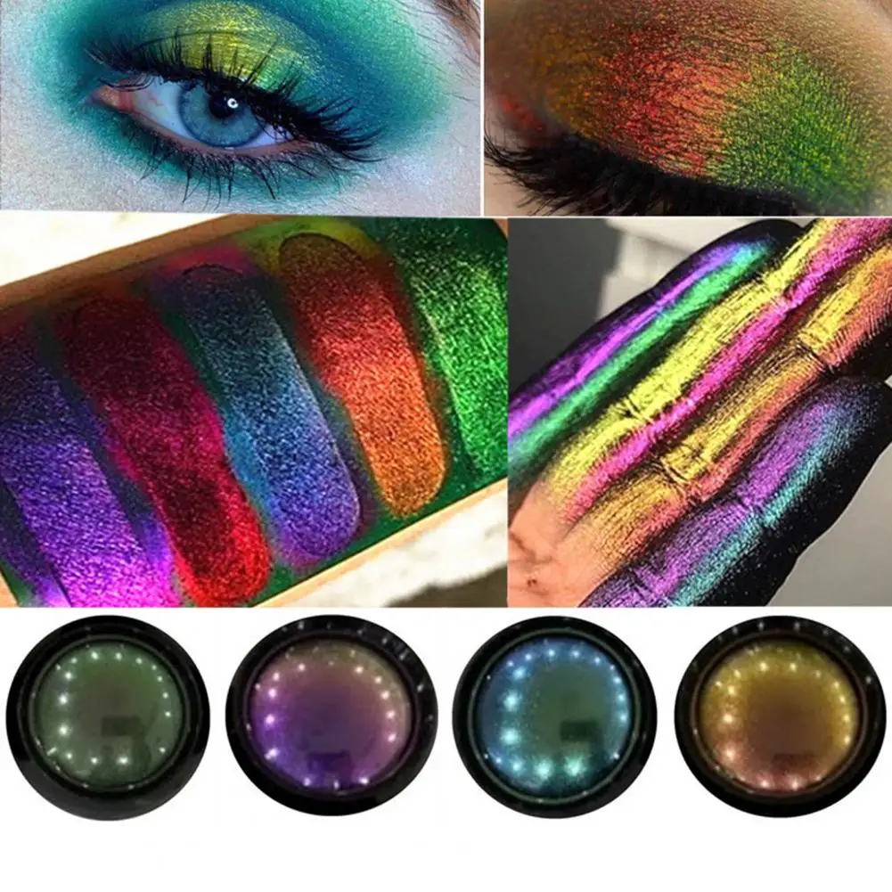 Powder Party Makeup Cosmetic Professional Eyeshadow Pigment Shiny Palette Chameleon eyeshadow Metallic Eyes |
