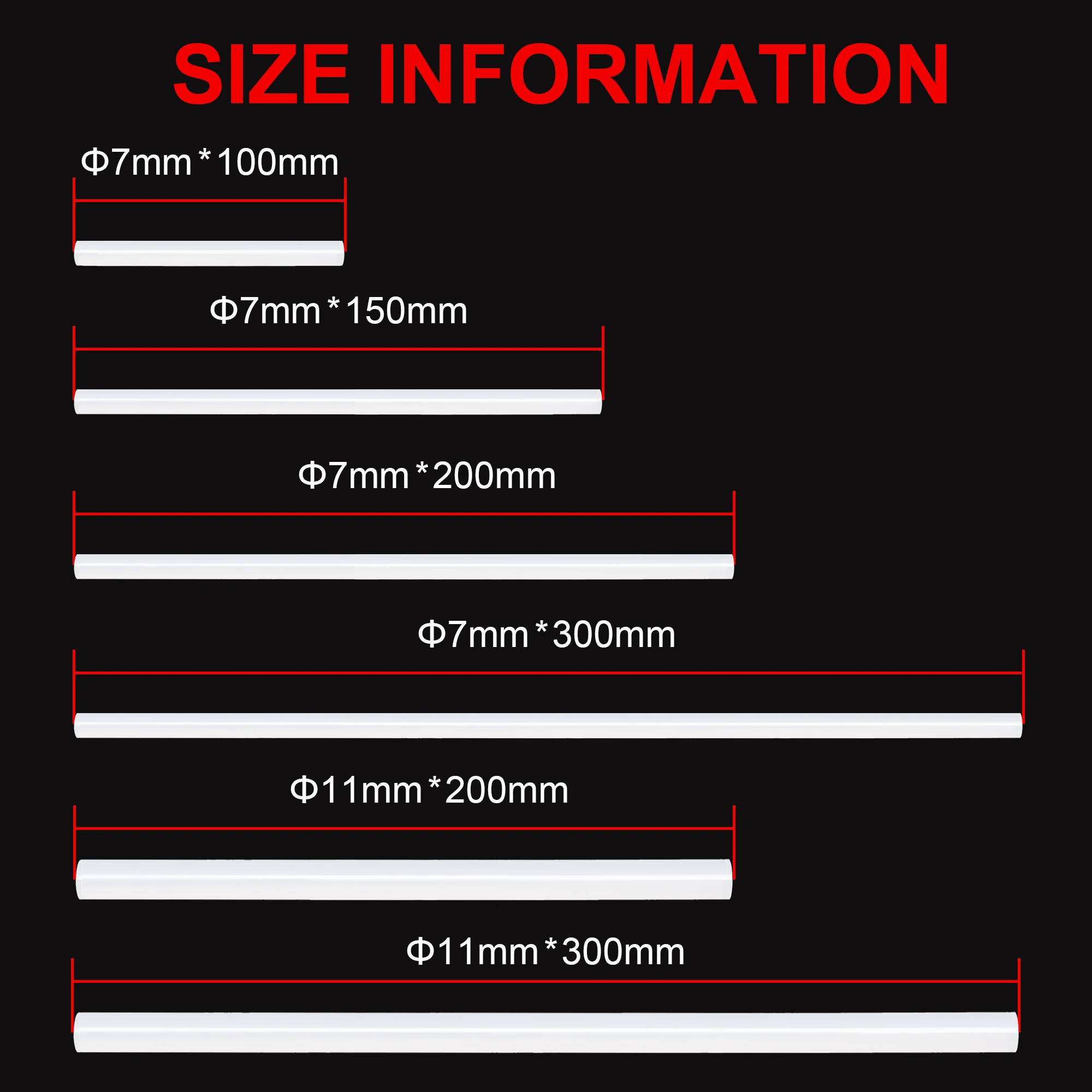 7 мм 11 термоплавкий клей карандаш для электрического теплового пистолета клеевой