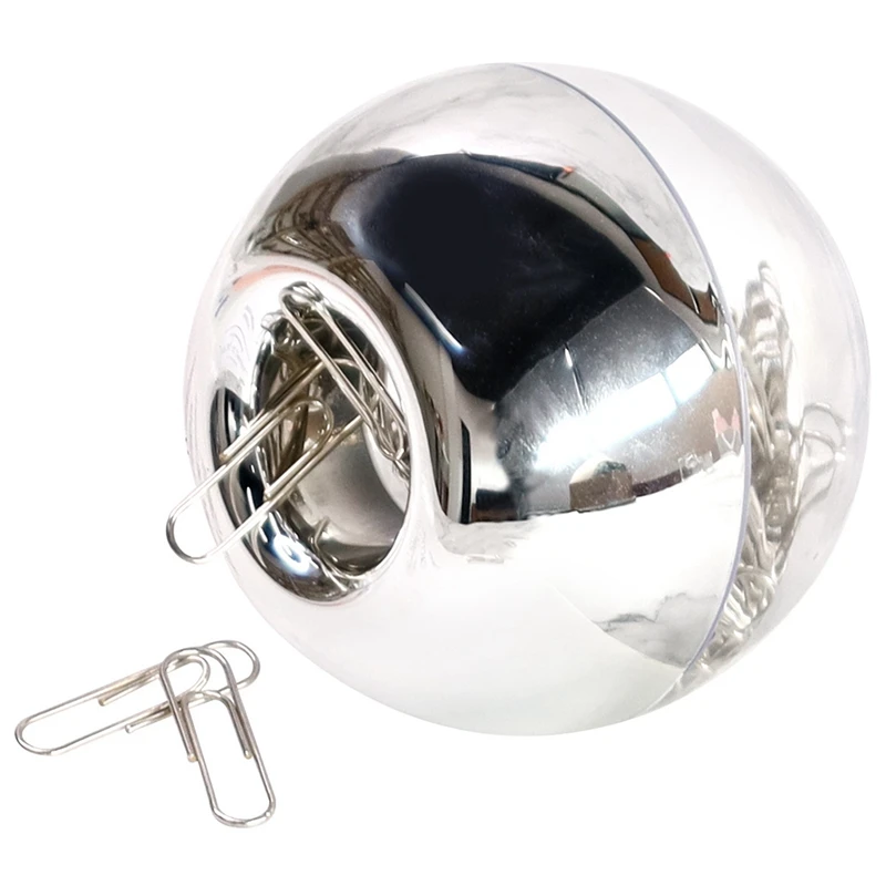 

Офисные принадлежности, металлические бумажные зажимы, бумажные круглые зажимы 28 мм с магнитным хранилищем (100 шт.)