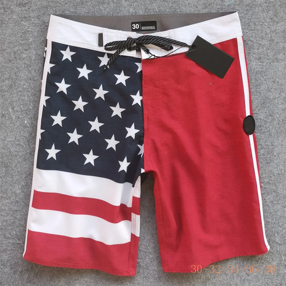 

Four-sided elastic single ice silk beach quick-drying sports men's leisure hot spring fitness five-point pants
