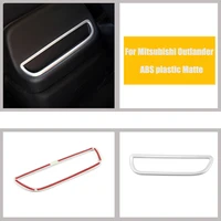 for mitsubishi outlander 2016 2020 abs matte car rear handrail switch frame decor cover trim sticker interior accessories