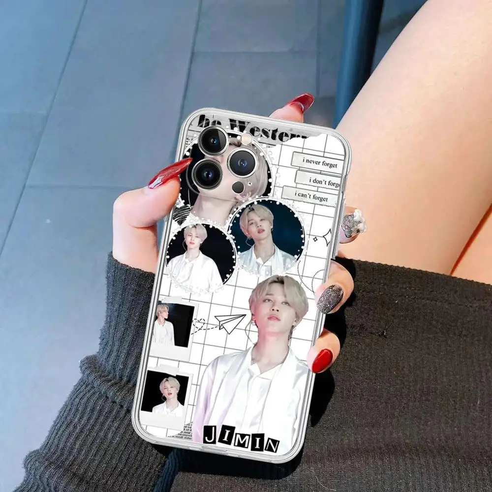 Чехол для телефона Park J-Jimin Kpop силиконовый мягкий чехол iphone 15 14 13 12 11 Pro Mini XS MAX 8 7 6 Plus