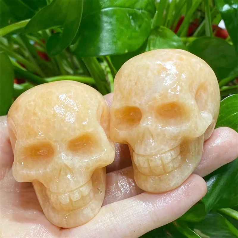 Фигурка из Нефритового черепа Natural Rouge целебные кристаллы резьба подарок на