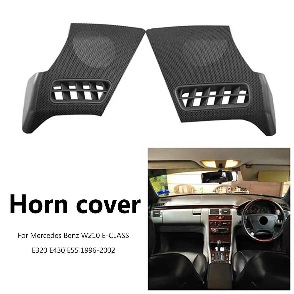 

1Pcs Car Dash Board Side Air Vent Speaker Grill Cover for Mercedes Benz W210 E-CLASS E320 E430 E55 1996-2002 Black Right / Left