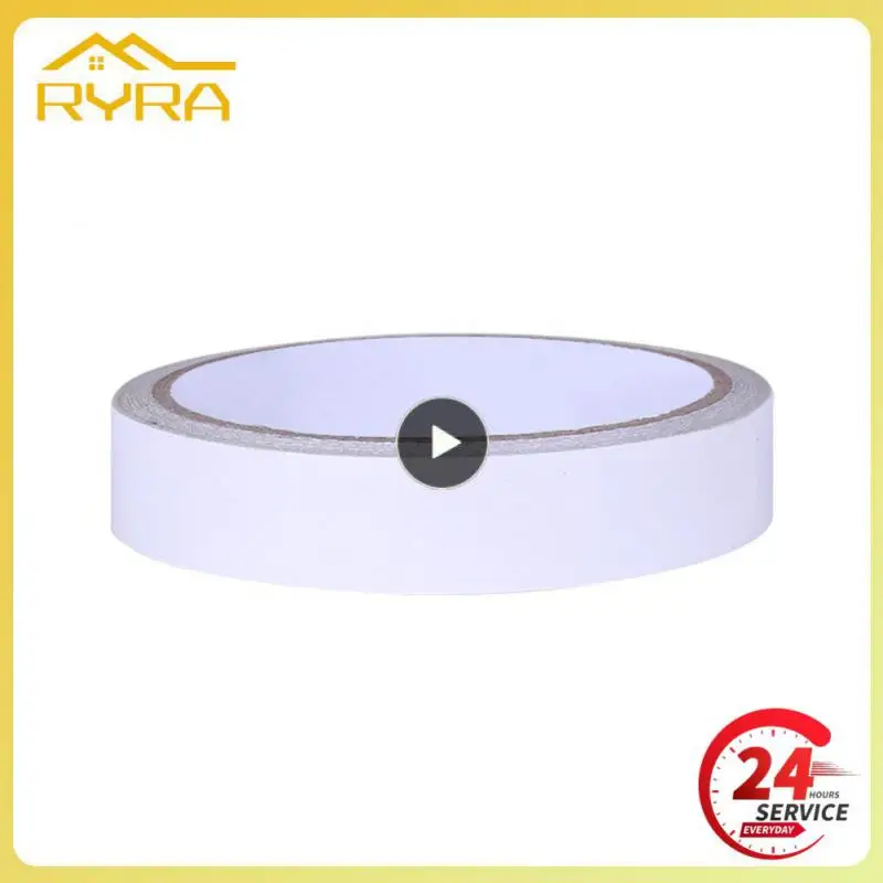 

12M Double Sided Tape White Super Strong Double Sided Adhesive Tape Paper Strong Ultra Thin High Adhesive Cotton 8mm 10mm 12mm