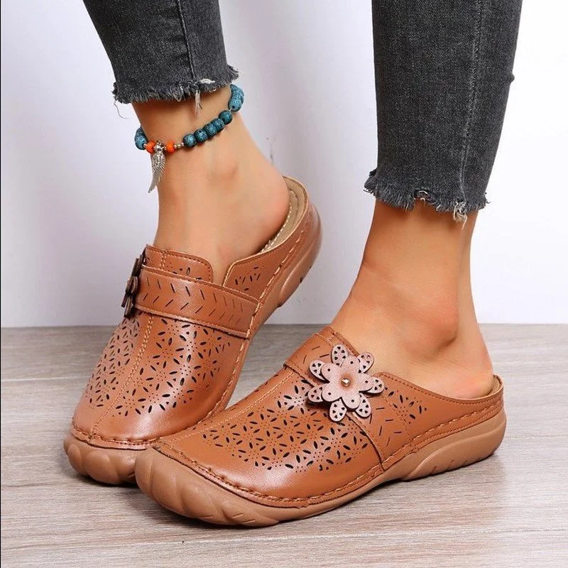 

Sandalias Mujer Summer Sandals Women Shoes Women Summer Footwear Hollow Round Toe Flip Flops Beach Shoes Platform Ladies Sandals