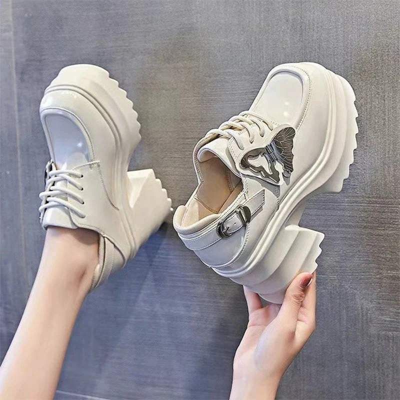 

Женские босоножки на массивной платформе, туфли-лодочки с квадратным носком, осень 2023