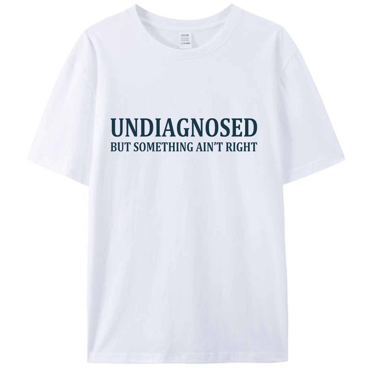 Недиагностика но что-то не прав забавная женская и мужская футболка с