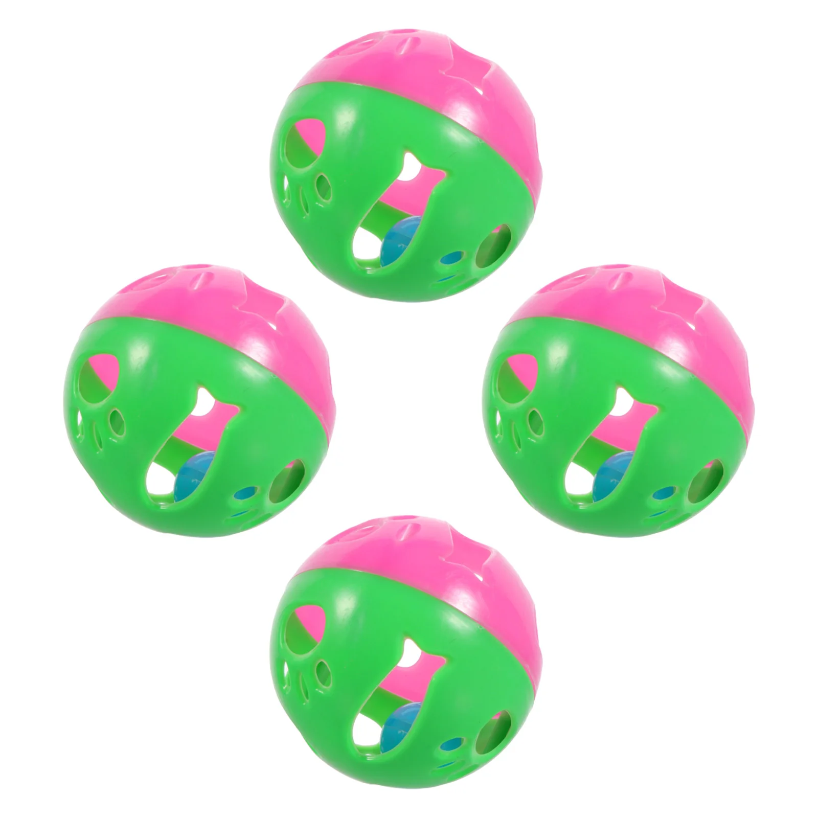 

4 шт., пластиковые погремушки для кошек