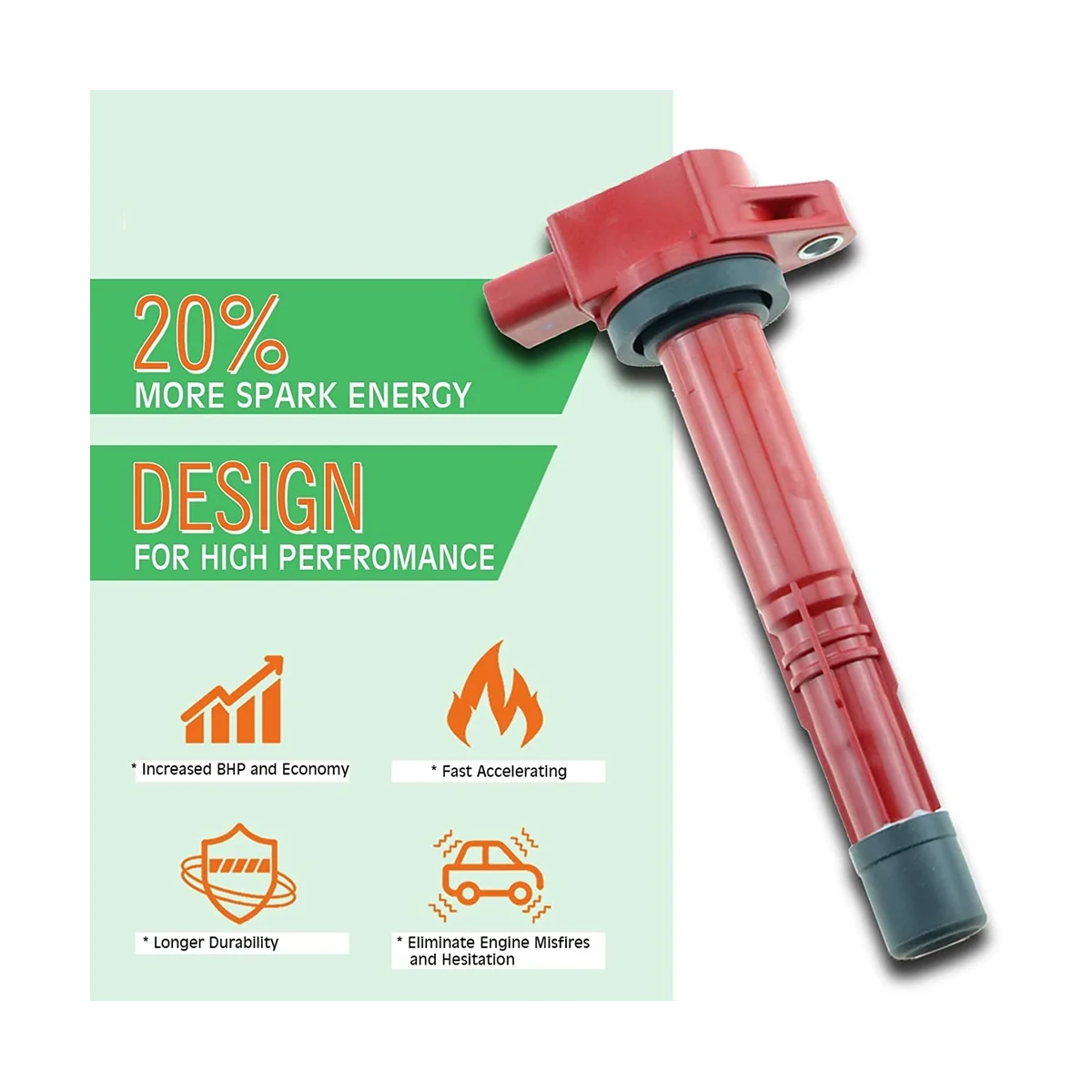 4 шт. катушки зажигания для 2002-2011 Honda Civic K20 K24 K20Z3 Accord S2000 CSX RSX 30520-PNA-007 30520-RAA-007