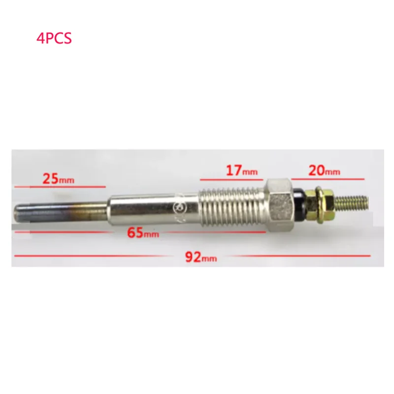 

4PCS Brand New Forklift Glow Plug For ISUZU C240 Engine