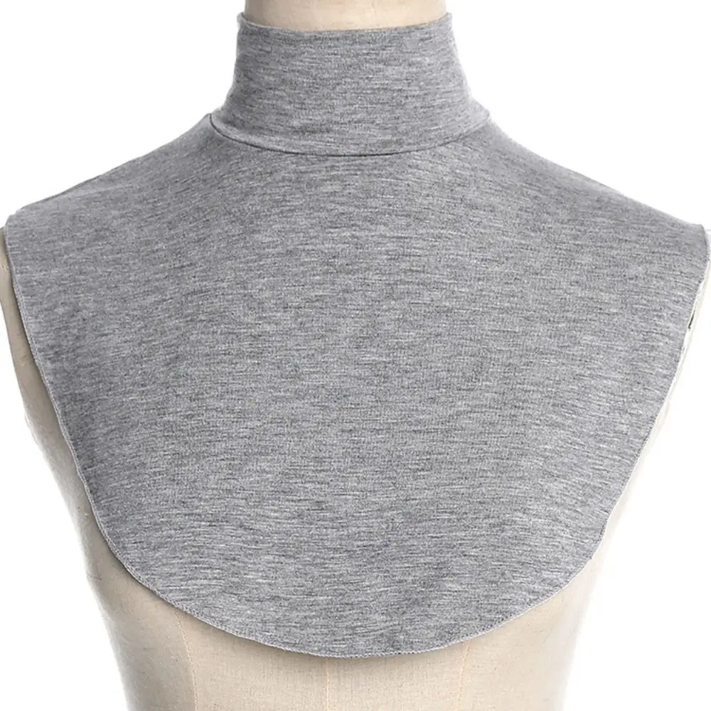 

Unisex Detachable Scarves Wraps Modal Fake Collar Turtleneck Ramadan Hijab Cover High Collars