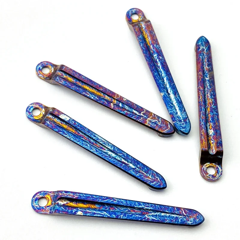 Выполненный на заказ титановый карманный зажим для глубокой переноски сделанный