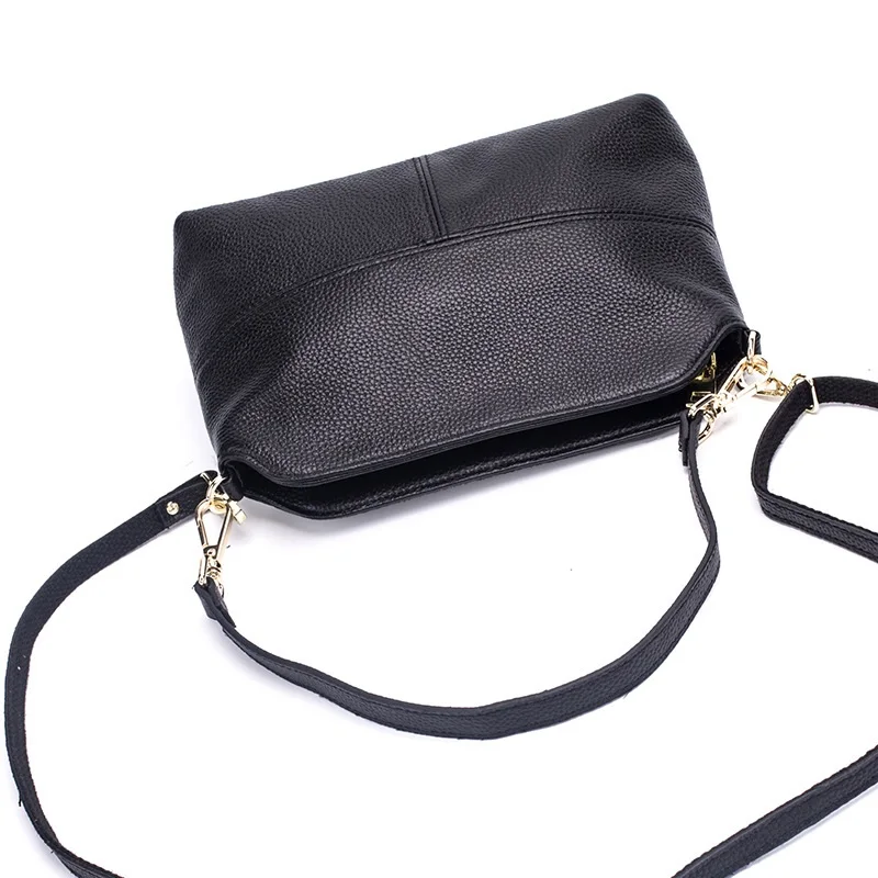 Женская сумка-мессенджер из натуральной кожи