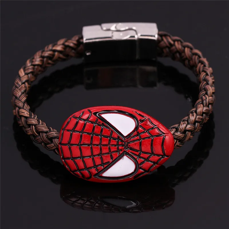 Браслет из веревки ручной работы фильма Marvel Мстители Человек-паук Черная пантера