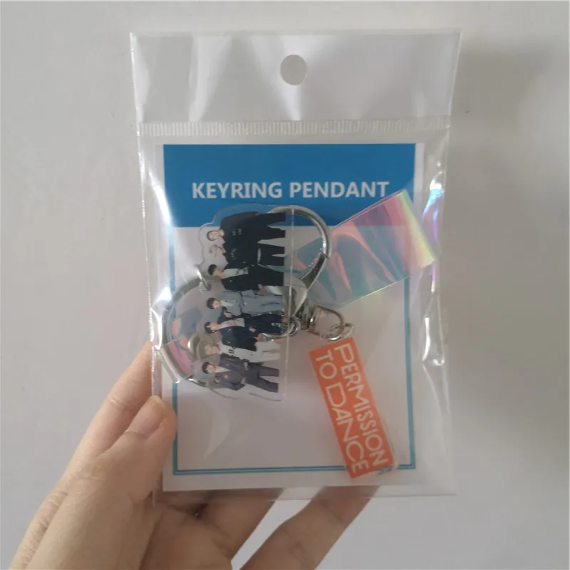 

KPOP JIMIN SUGA J-HOPE JUNG KOOK JIN Rap Monster Acrylic Keychain Keyring Bag Accessories