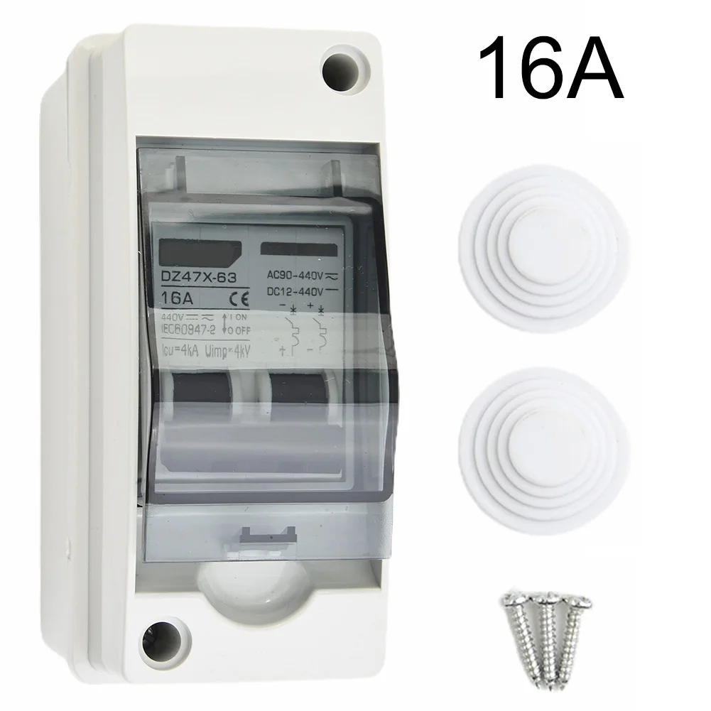 

1* Combiner Box Solar Photovoltaic Cell Combiner Box AC Circuit Breaker Switch With Junction Box Waterproof Distribution Box