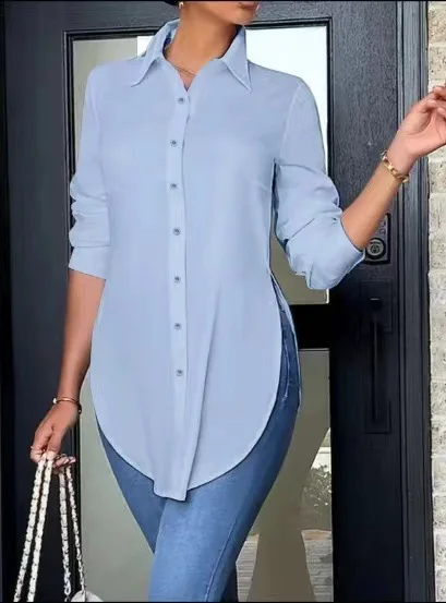 Модный женский однотонный зеленый свободный лоскутный кардиган с лацканами и