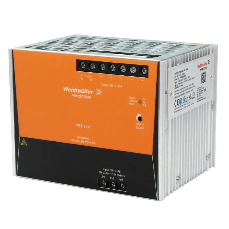 Импульсный источник питания Weidmuller PRO ECO 960W 24В 40А 1469520000 оригинальный запас