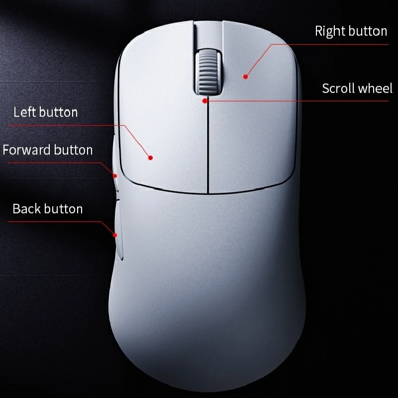 Беспроводная мышь AJAZZ AJ099 двухрежимная игровая офисная 2 4 г/проводная 12000 точек на