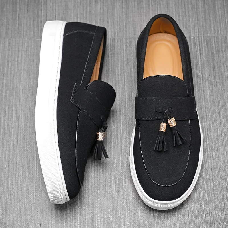 Leather Shoes Casual Business for Men Dress Tenis De Hombre Moccasins Mokasin Caballero Designer