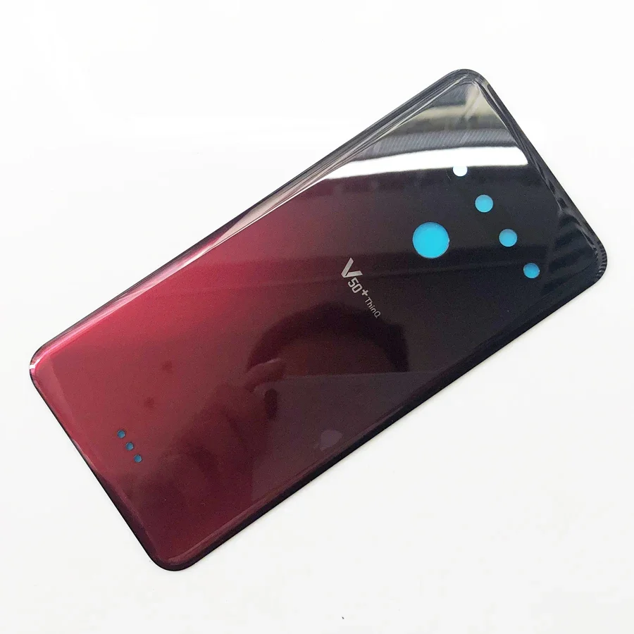 Стеклянная Крышка батарейного отсека для LG V50 ThinQ 5G + V500 V450 задняя крышка запасные