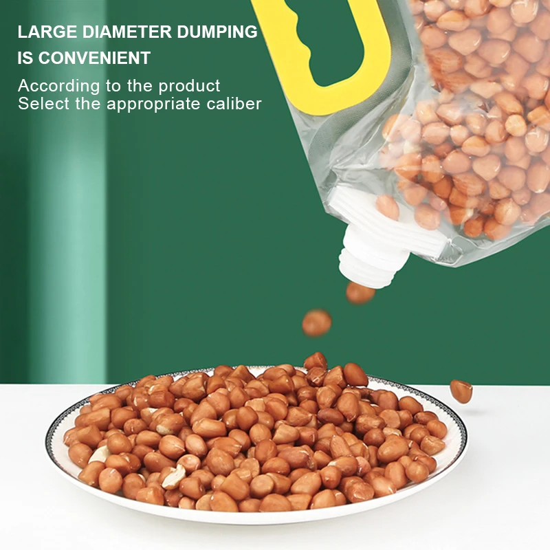 

Grains Storage Packaging Bag Cereals Moisture Insect Proof Sealed Bag Thickened Portable Food Rice Bean Container Nozzle Bags