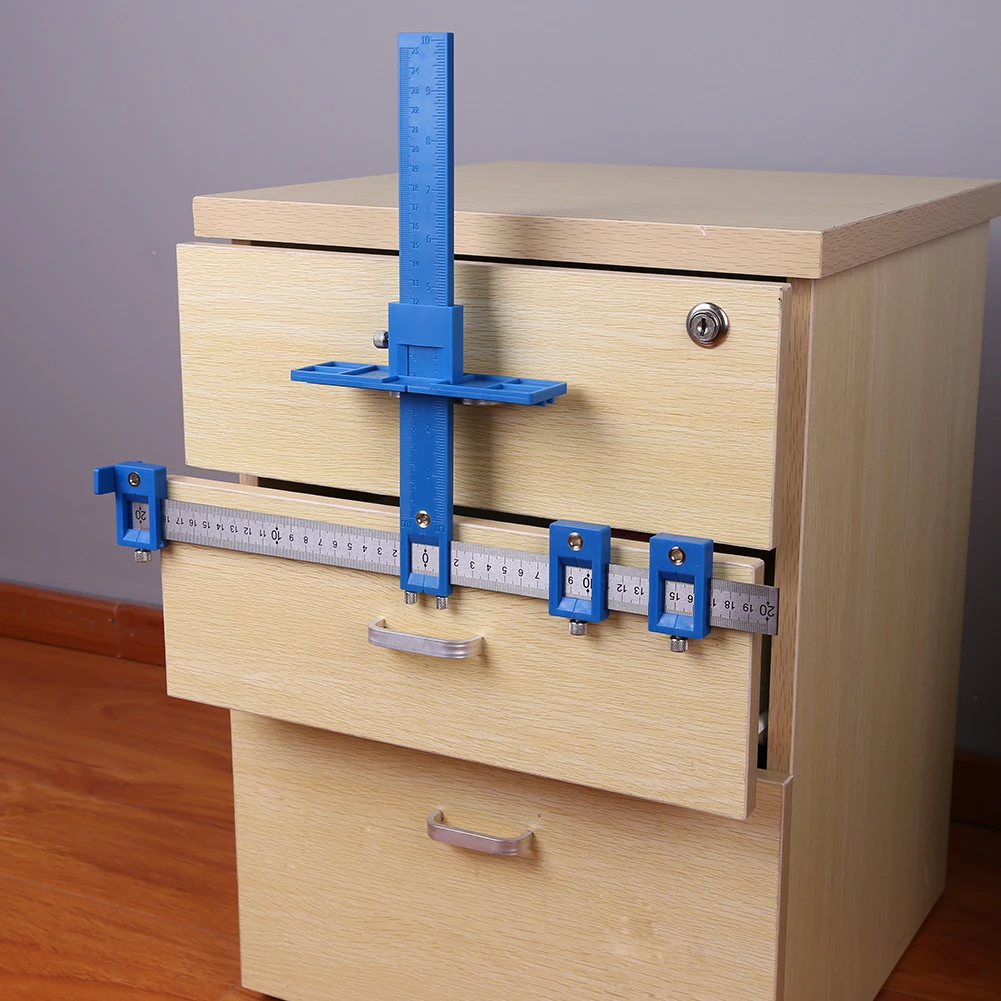 

Detachable Hole Punch Locator Practical Classic Texture Jig Tool Drill Guide Sleeve for Cabinet Hardware Wood Drilling Dowelling