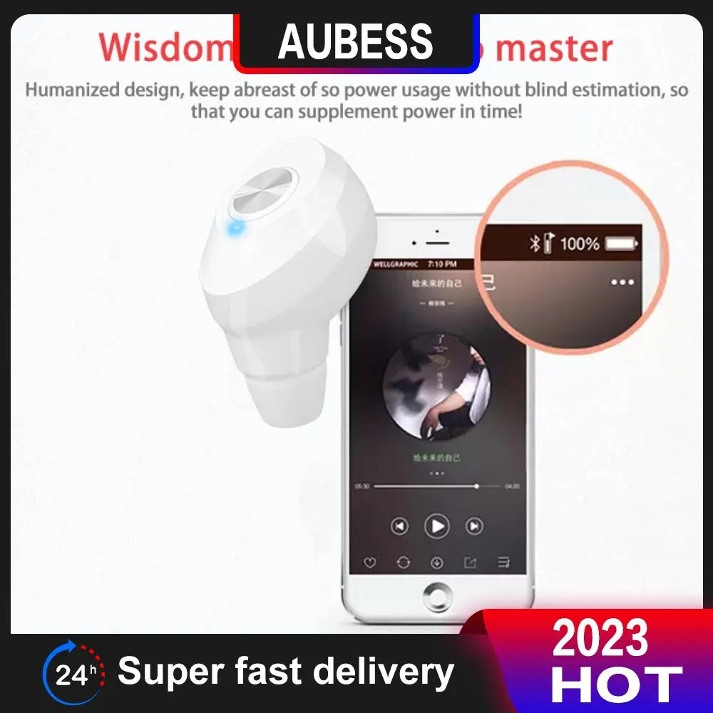 

Sports Outdoor Earphone Fast Charging 50mah Tws Headphones Noise Reduction Mini Wireless Headset Sport Earbuds Unisex