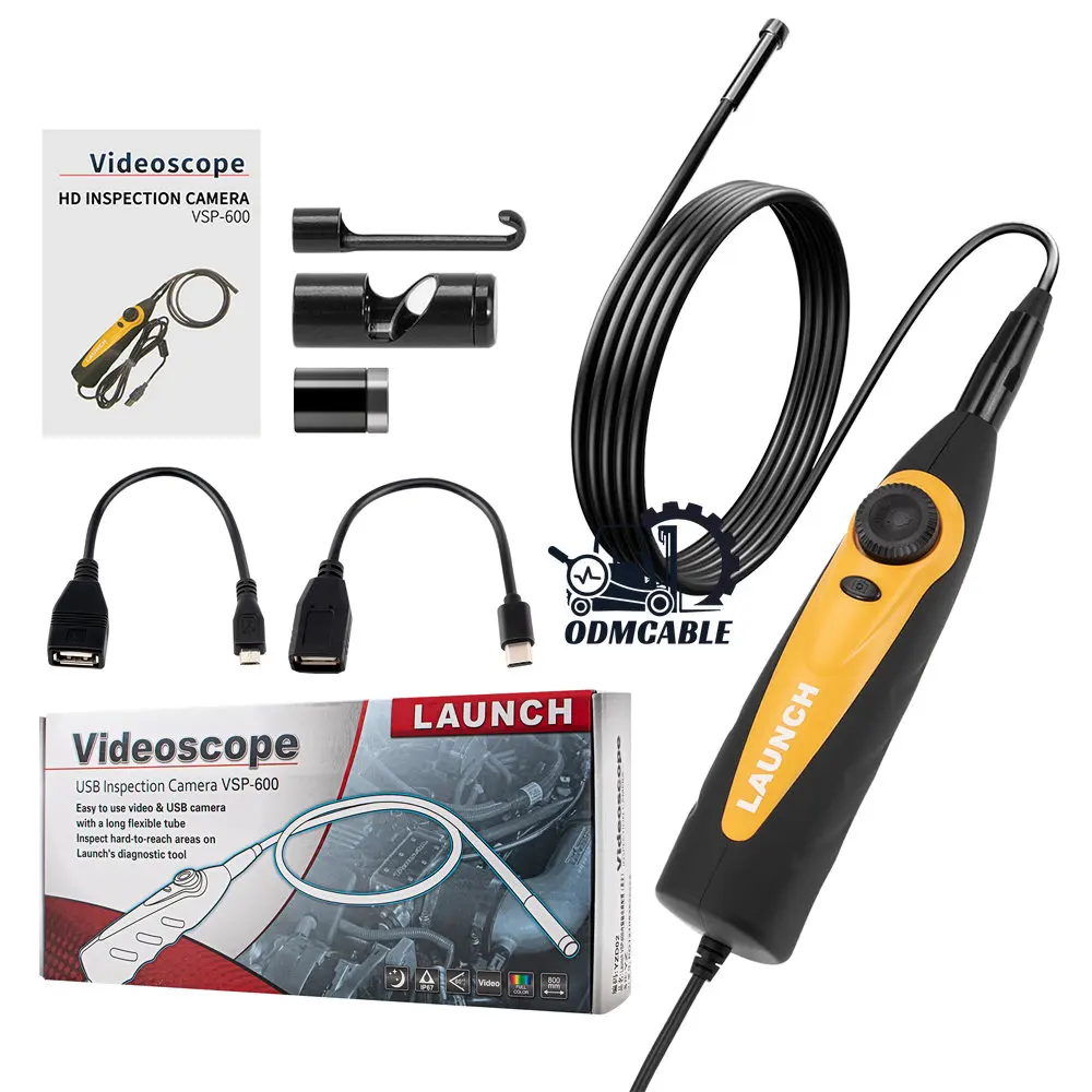 

Launch VSP-600 USB Inspection Camera VSP600 Videoscope 5.5MM 6 LED Light for X431 For View Video Images of Hard-to-reach Areas