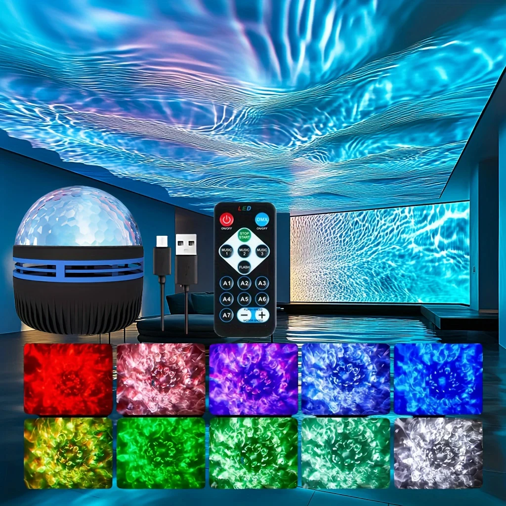 

RUDECK USB Проектор Океана Ночник