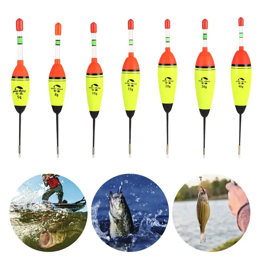 

5g 8g 10g 15g 20g 30g 40g Luminous Bobber Plastic Fishing Night Float Light Stick Eva Foam Ball Boia