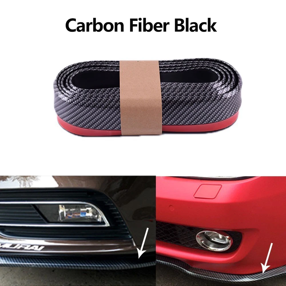 Универсальная губа для автомобильного бампера 2 5 м наклейки переднего