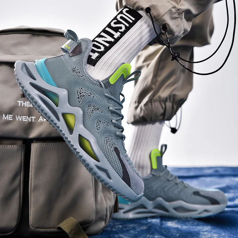 Мужские весенние повседневные спортивные туфли женские кроссовки летающие