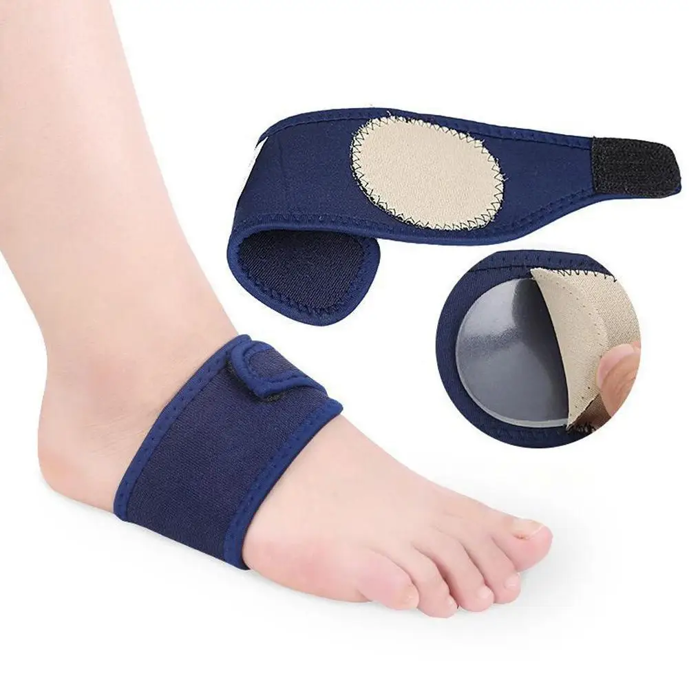 

1Pair Arch Bandage Pad Blue Pedicure Support Breathable Fabric Foot Corrector Sponge Strap Cushion Orthopedic Insoles