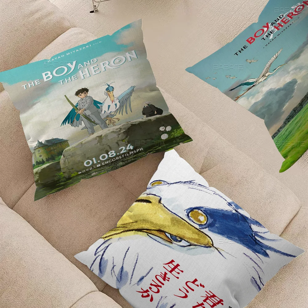 T-The B-Boy A-And H-Heron Pillow Anime Sofa Bed Head Cover Cushion 45x45 Cm Fashion