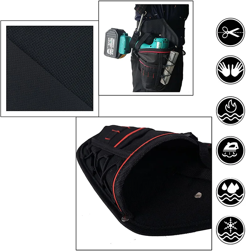 Водонепроницаемая сумка-кобура для инструментов поясной кошелек дрели гаечных