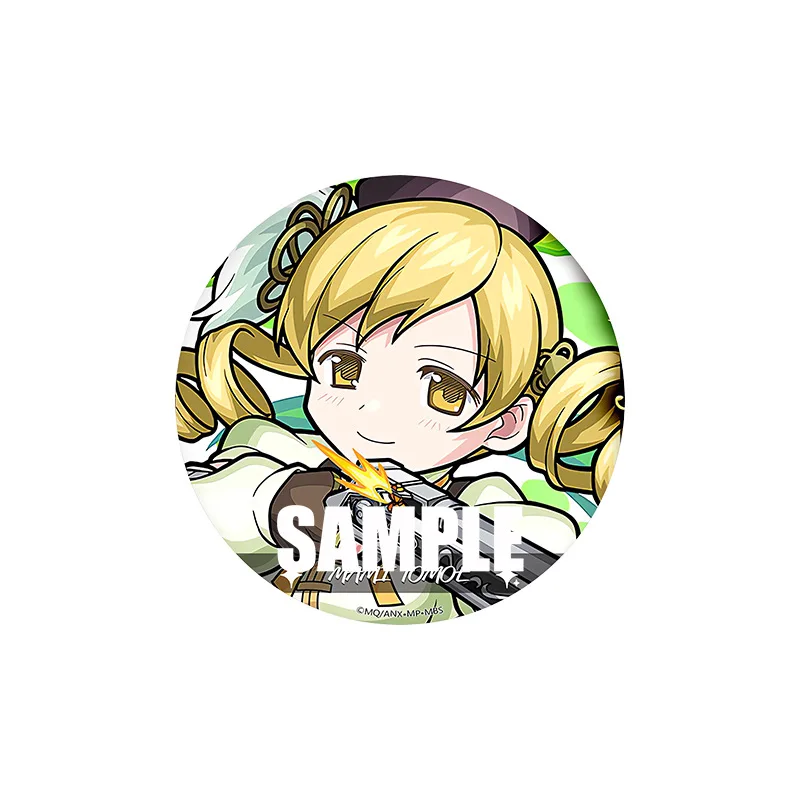 Puella Magi Madoka Magica Аниме Фигурка Kaname Miki Sayaka Металлический лазерный значок Персонаж