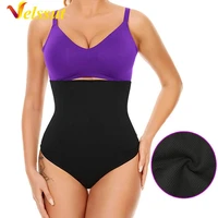 velssut tummy control thong shapewear for women seamless shaping high waist slimming thong panties body shaper sexy underwear