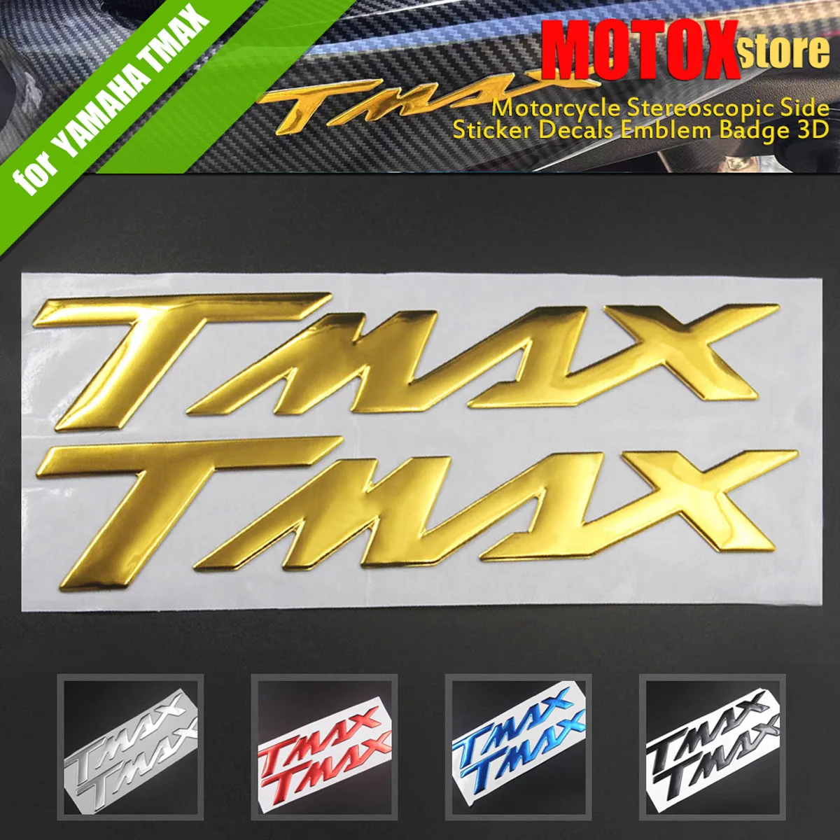 

For YAMAHA TMAX 560 T-MAX 530 500 TMAX560 TMAX500 TMAX530 XP SX Side 3D Decals Emblem Badge Sticker T-MAX500 T-MAX530 T-MAX560