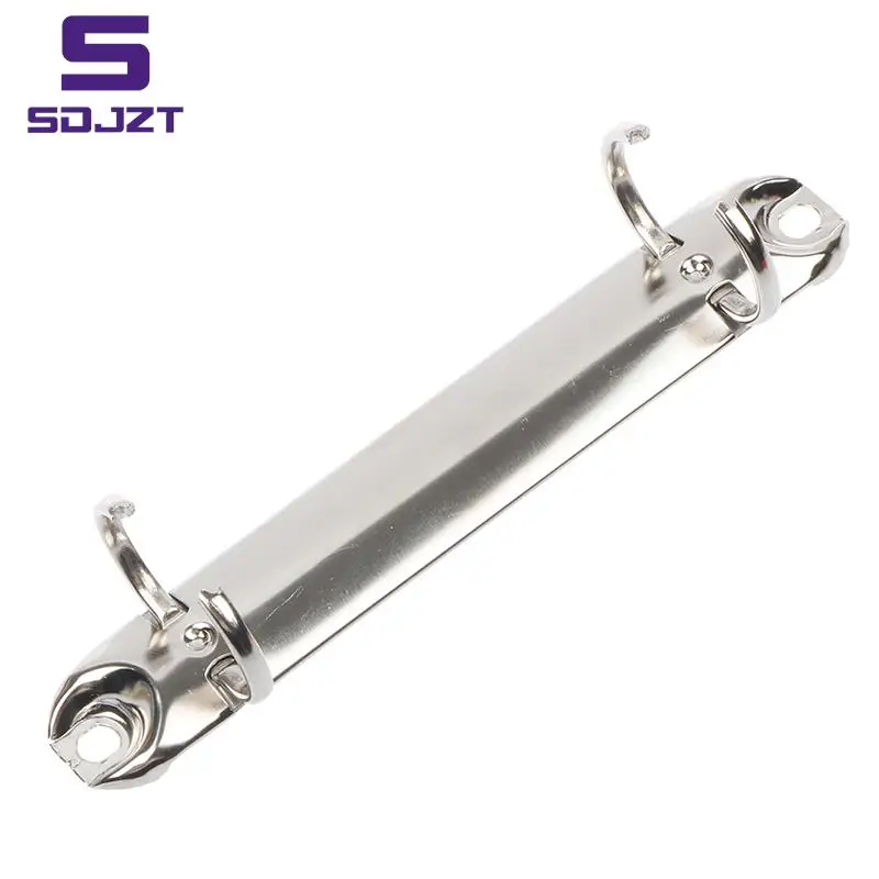 2 отверстия для блокнота кольца металлические зажимы Золотая серебряная папка